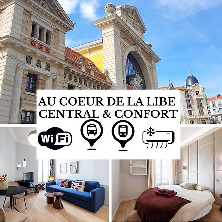 Au Coeur De La Libe - Ac - Central - Pres Tram Et Supermarches - Lit Xxl Nizza Esterno foto